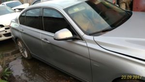 Ремонт капота, бампера, передней правой двери BMW 3