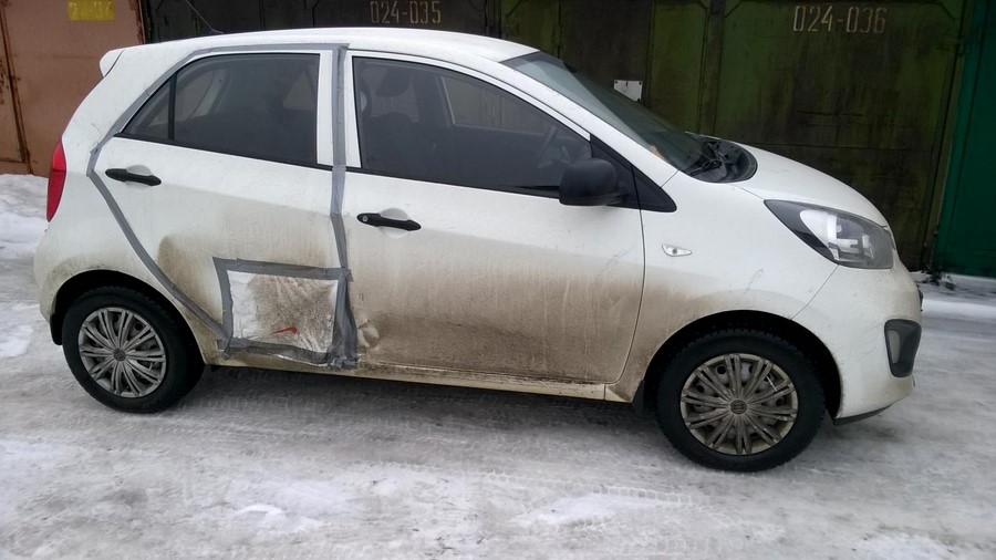 Ремонт кузова автомобиля Киа Пиканто (Kia Picanto) после ДТП 